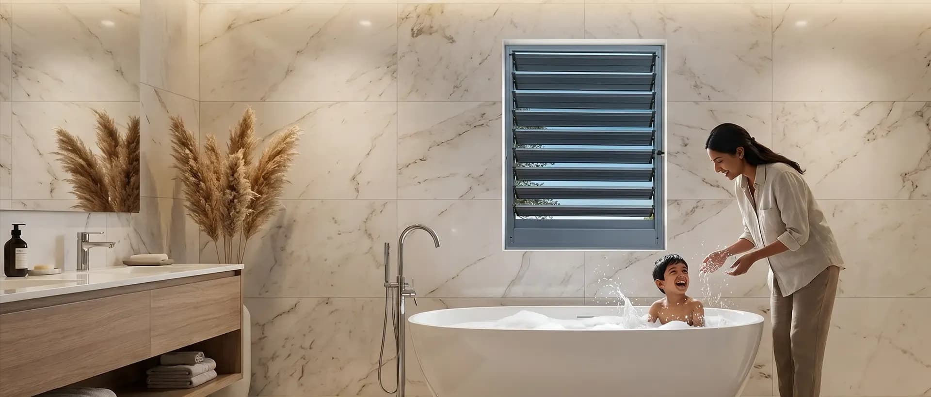Aluminium Louver Windows