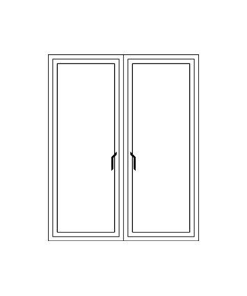 Casement Window (French Opening)