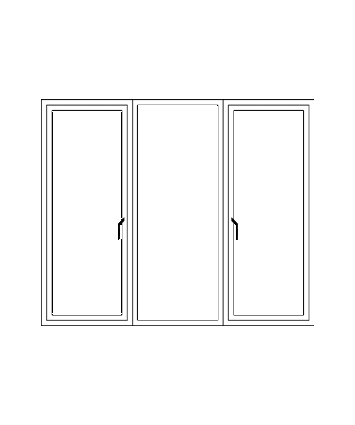 Casement Window (Center-fix)