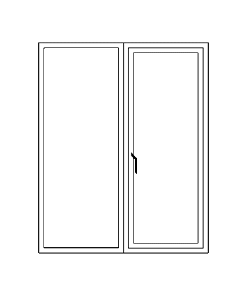 Casement window (One side fix)