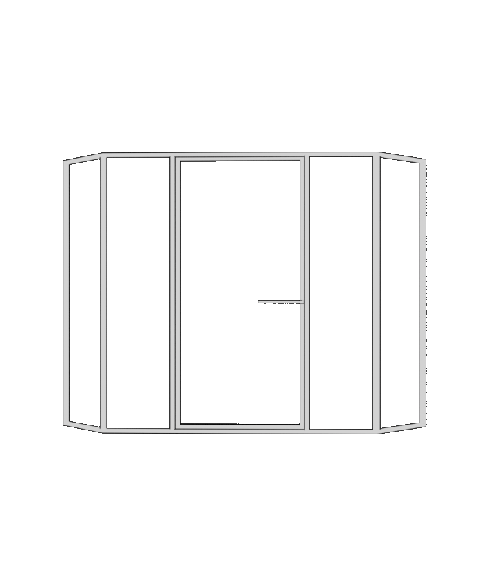 Shower Enclosure 135 Degree-710