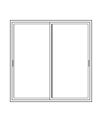 Slider window (2T2P)