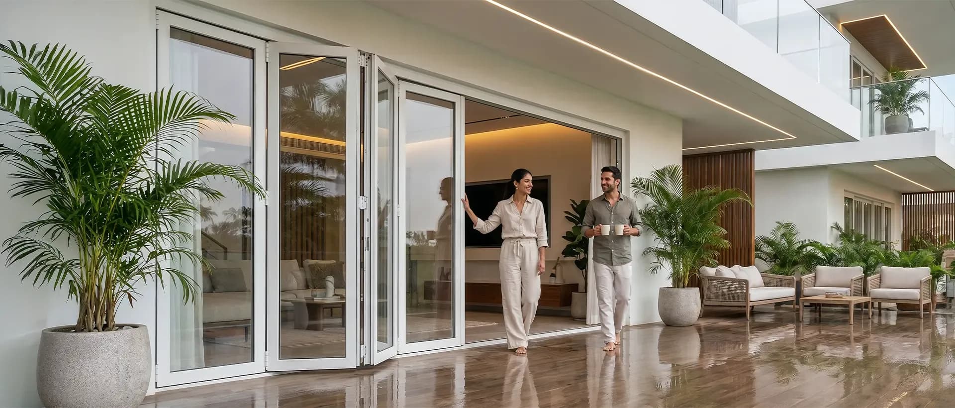 uPVC Slide and Fold Doors