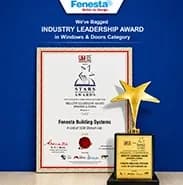 Fenesta has bagged INDUSTRY LEADERSHIP AWARD in Windows & Doors Category by STARS OF INDUSTRY AWARDS