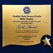 Gold Award in QCFI Competition